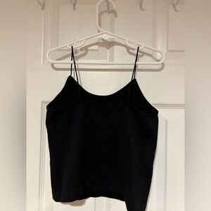 Black tank top